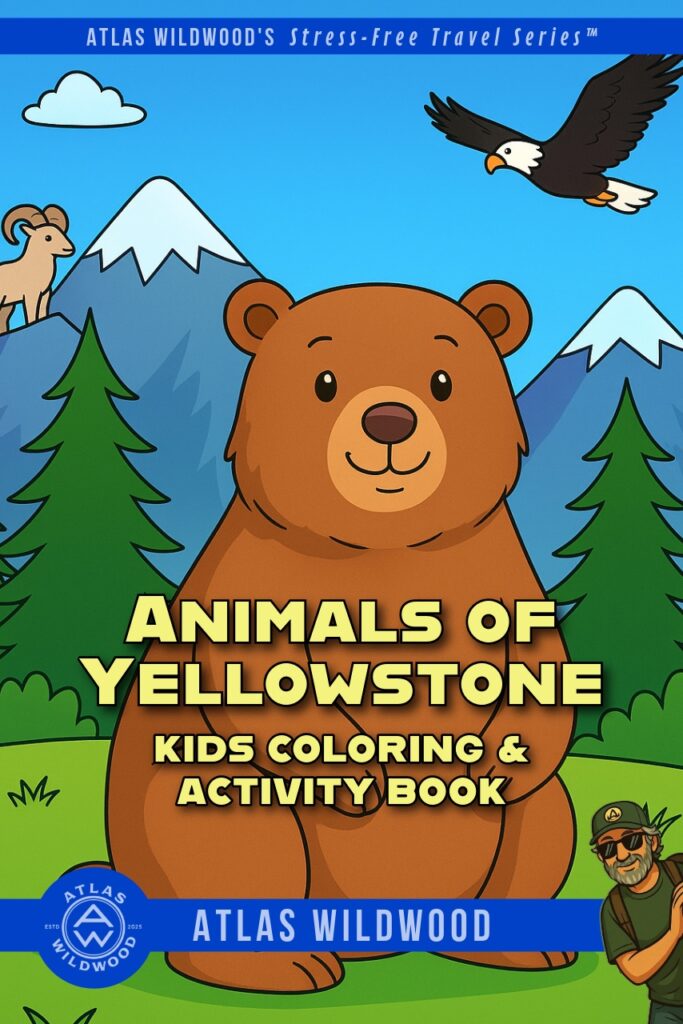 Animals of Yellowstone Coloring Book